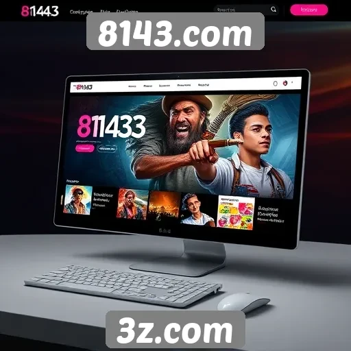 Exploração das funcionalidades do site 8143.com